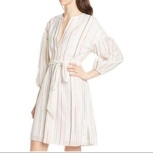 Joie Metallic Striped Dress